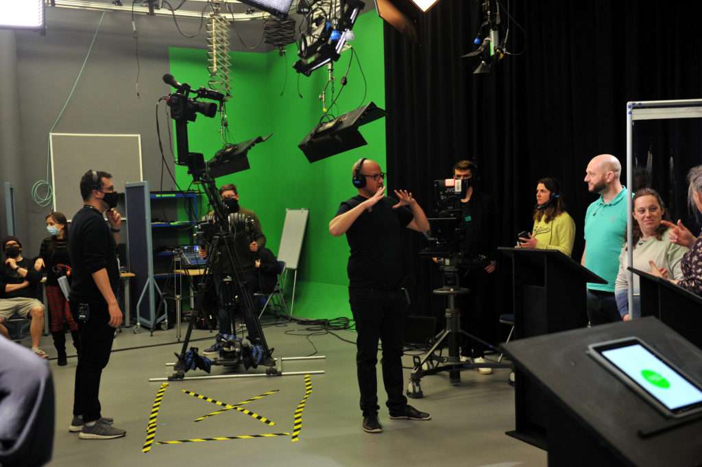 Green screen studio Munich – studio shoot as part of the video production process at LANIZMEDIA
