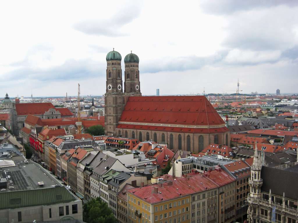 Architekturfotografie München – Frauenkirche und Dächer der Altstadt, LANIZMEDIA
