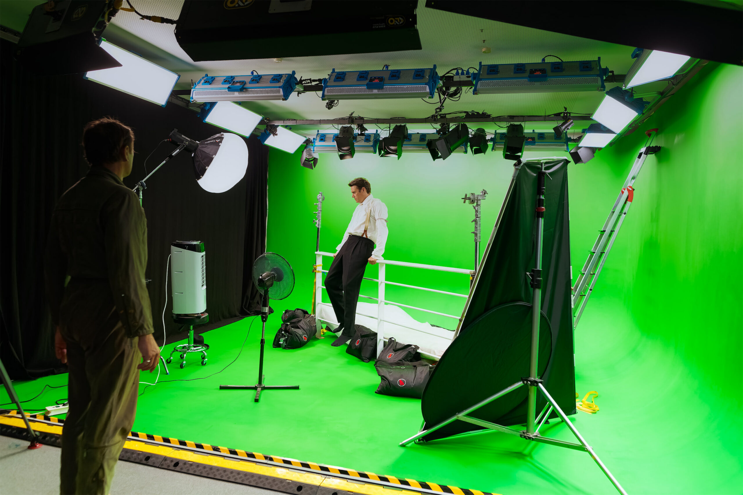 Greenscreen Studio Klassik-Paket – ausgeleuchtete Hohlkehle bei LANIZMEDIA