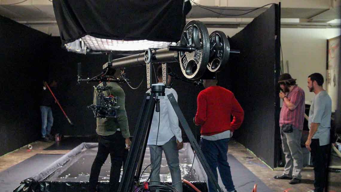 Kameramann bei der Arbeit – LANIZMEDIA Filmproduktion