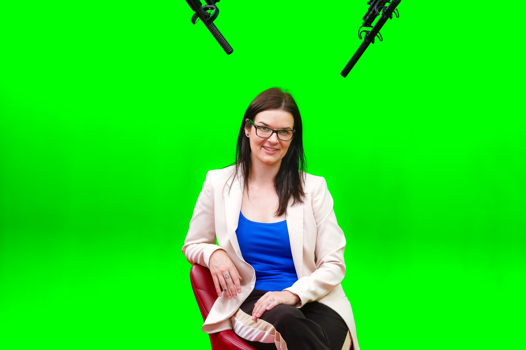 Interview Video München – Interview-Set im Greenscreen Studio von LANIZMEDIA